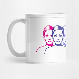 Triple Twiggy | Pop Art Mug